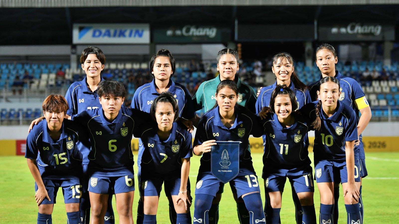 ฟุตบอลหญิงทีมชาติไทย U17 อยู่โ